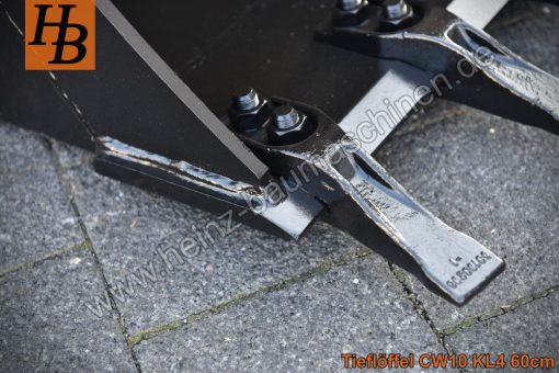 Tieflöffel Baggerlöffel Baggerschaufel 600mm CW10 Verachtert KL4