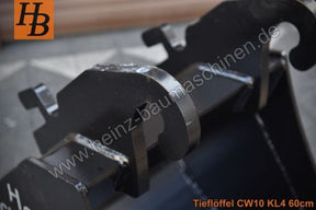Tieflöffel Baggerlöffel Baggerschaufel 600mm CW10 Verachtert KL4