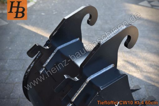 Tieflöffel Baggerlöffel Baggerschaufel 600mm CW10 Verachtert KL4