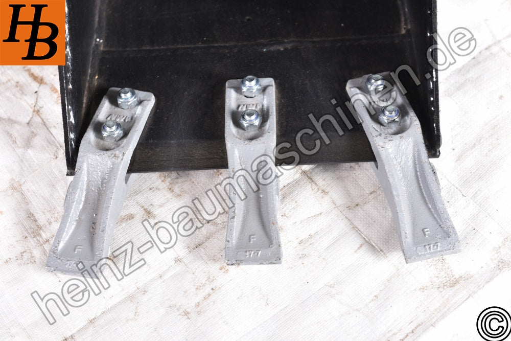 Tieflöffel Baggerlöffel Baggerschaufel 350mm MS01 SW01 QC01 SY KL1