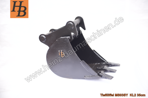 Tieflöffel Baggerlöffel Baggerschaufel 350mm MS03 SW03 QC03 SY KL2