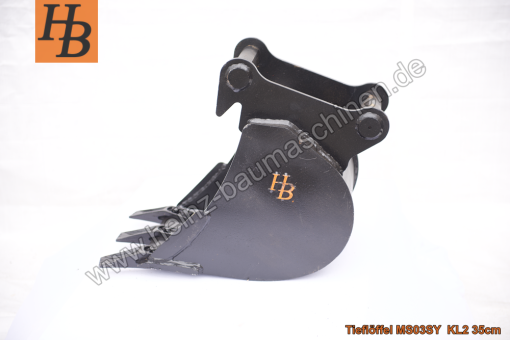 Tieflöffel Baggerlöffel Baggerschaufel 350mm MS03 SW03 QC03 SY KL2