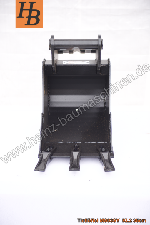 Tieflöffel Baggerlöffel Baggerschaufel 350mm MS03 SW03 QC03 SY KL2