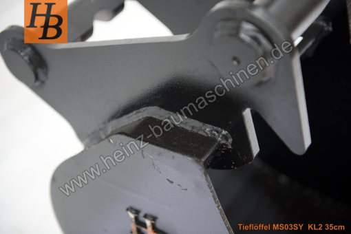 Tieflöffel Baggerlöffel Baggerschaufel 350mm MS03 SW03 QC03 SY KL2